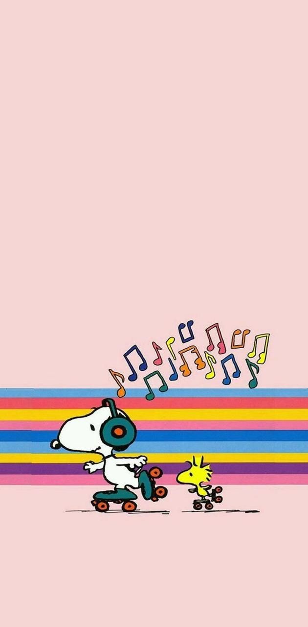 Snoopy music wallpaper