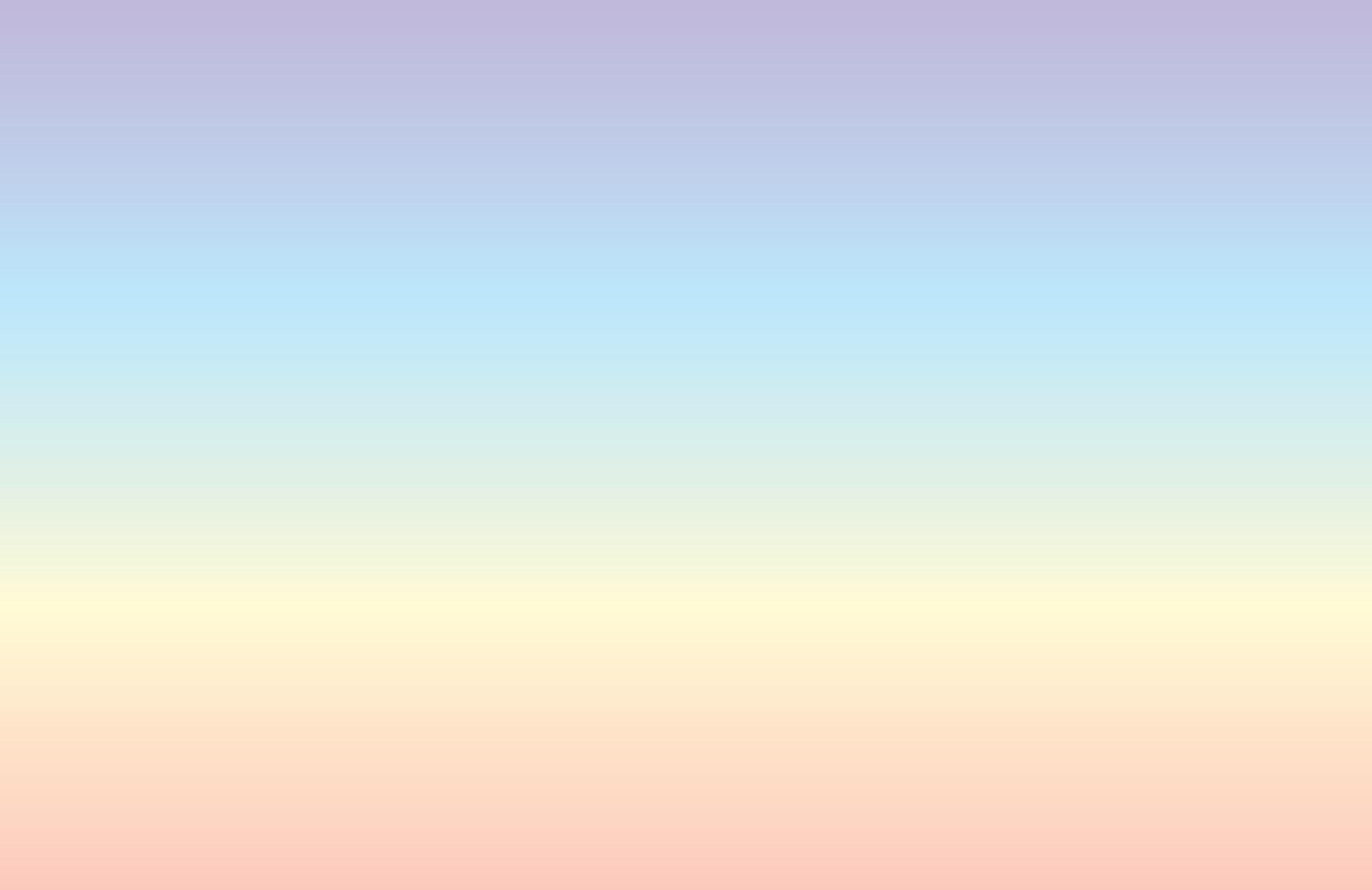 A sunset with a gradient of pastel colors - Pastel rainbow