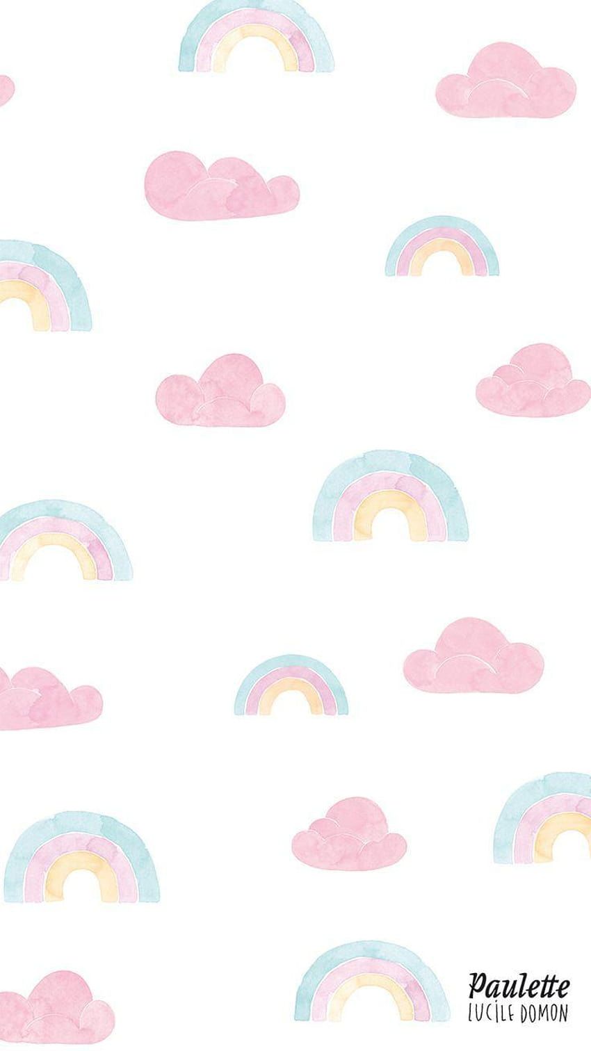 Pastel Rainbow Click, pastel aesthetic HD phone wallpaper