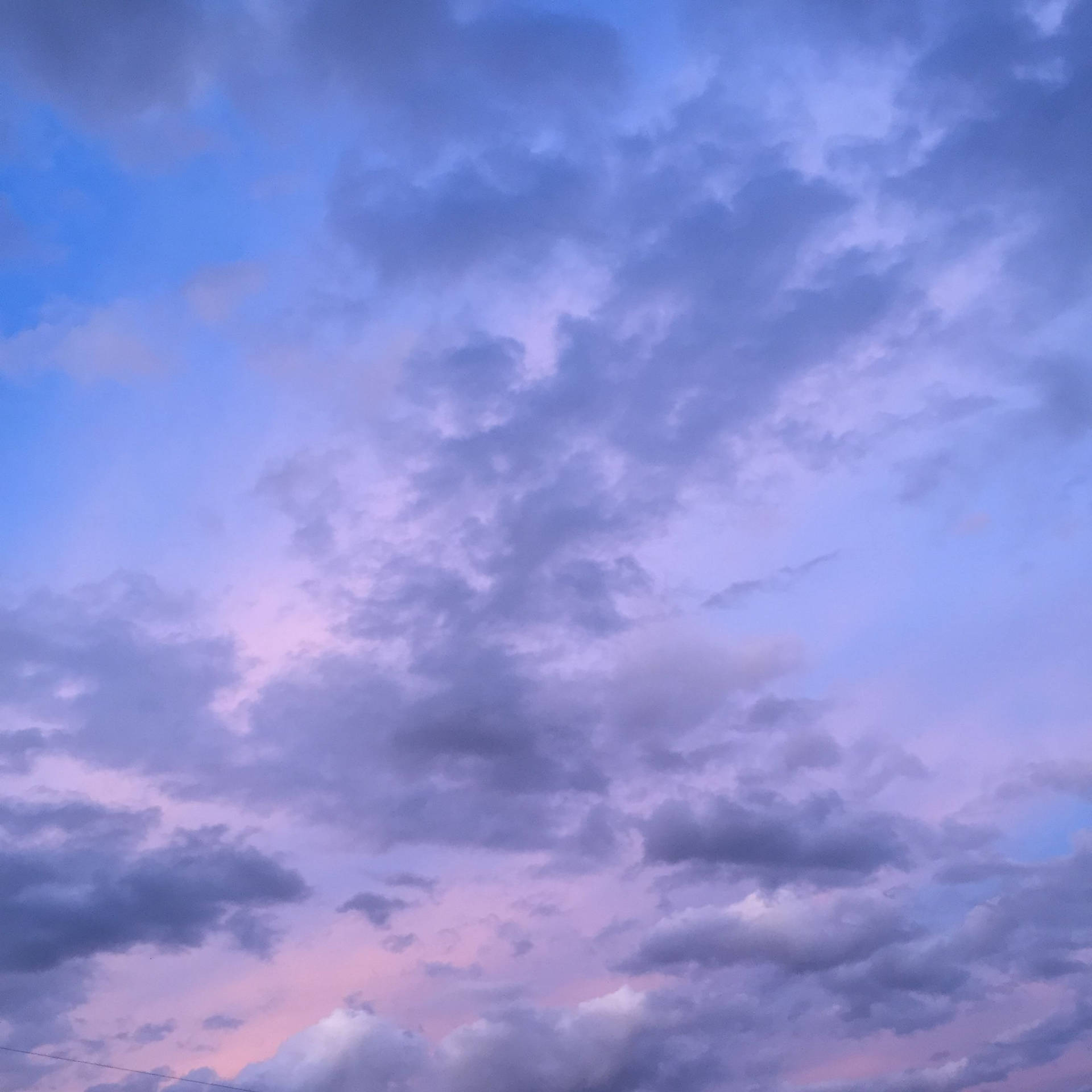 Download Periwinkle Purple Aesthetic Sky Wallpaper