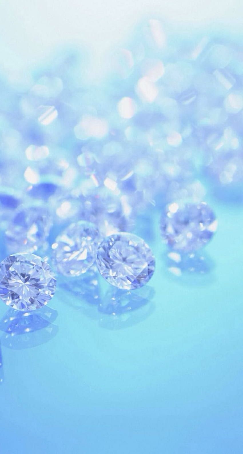 A lot of diamonds on a blue background - Diamond