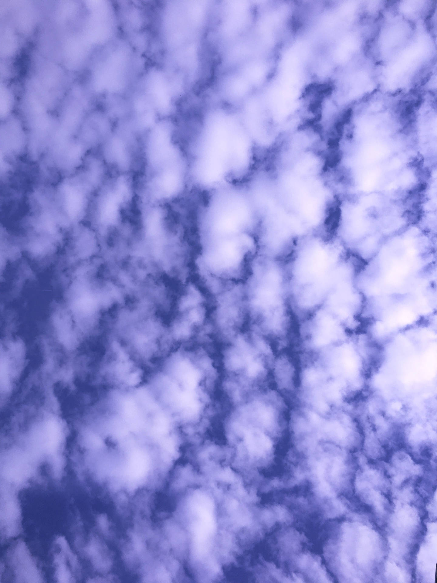 Download Periwinkle Aesthetic Stratus Clouds Wallpaper