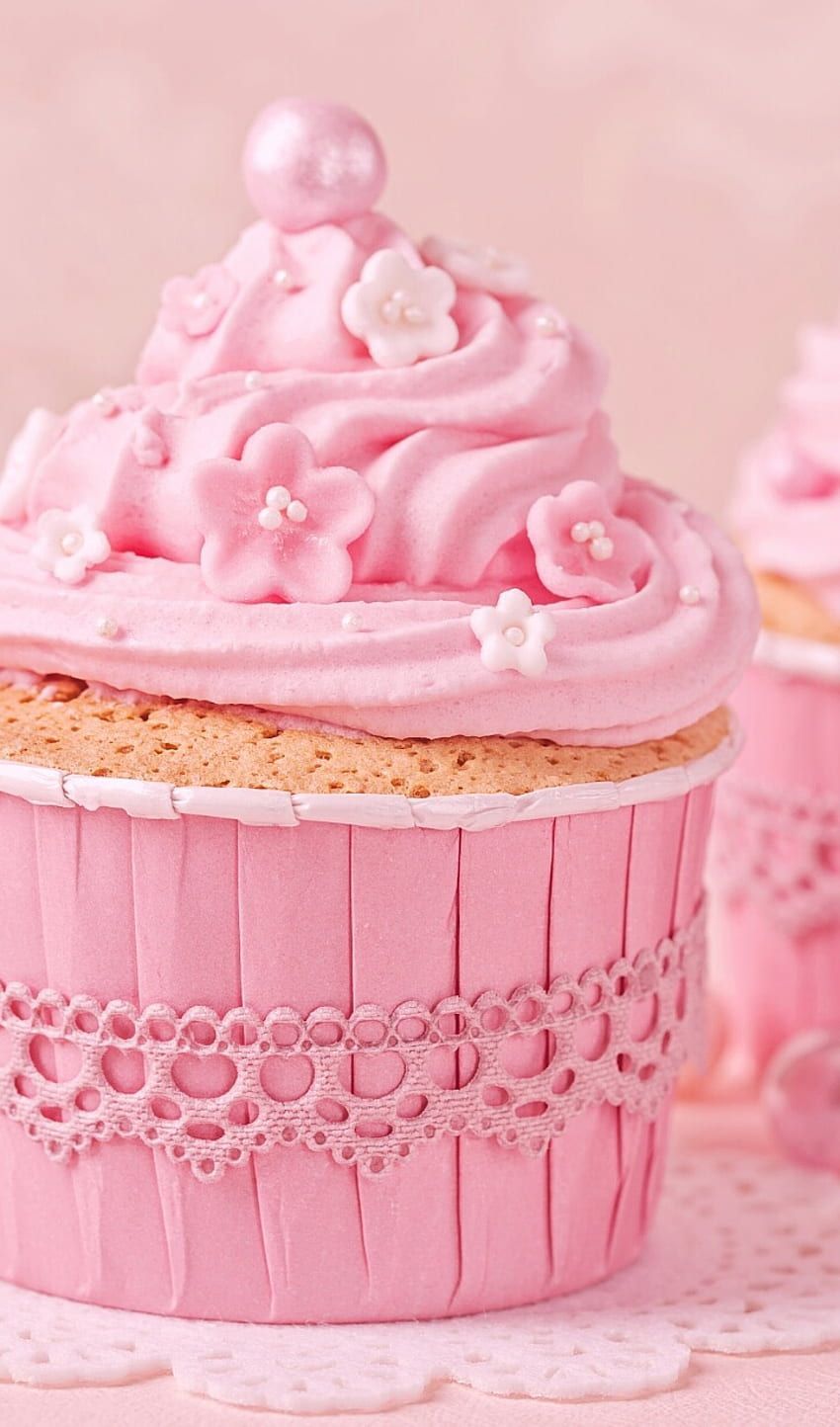Art, background, beautiful, beauty, cupcake, decor, decorate, decoration, delicious, dessert, food, pastel, pink, pink cupcakes, style