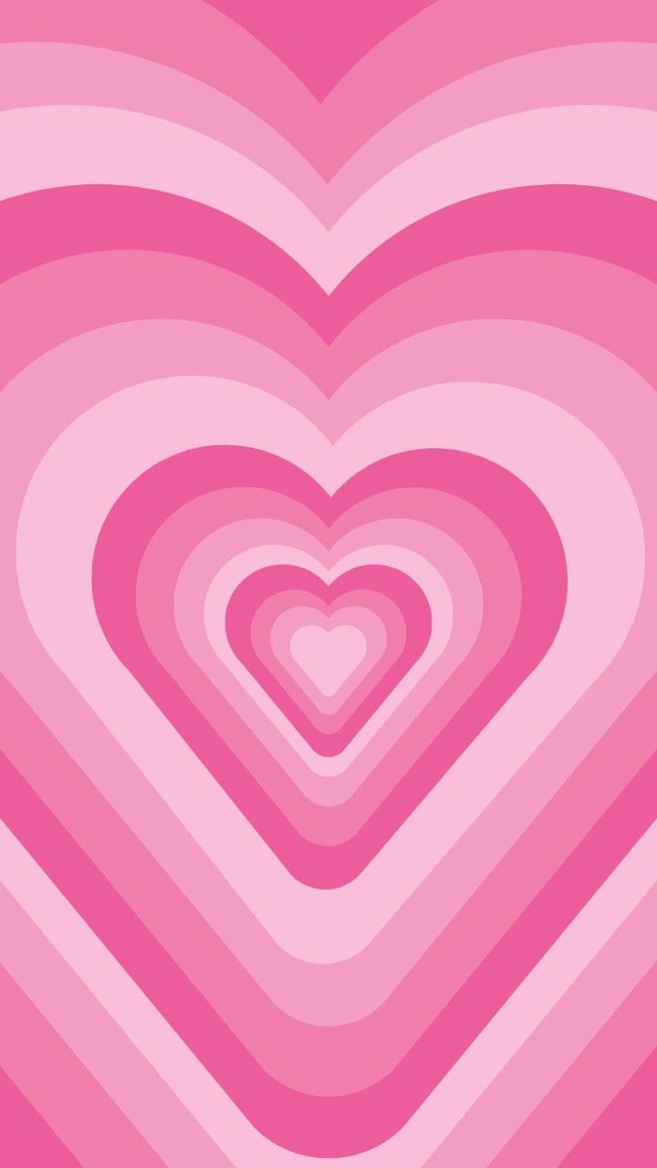 IPhone wallpaper with abstract pink hearts. - Lovecore