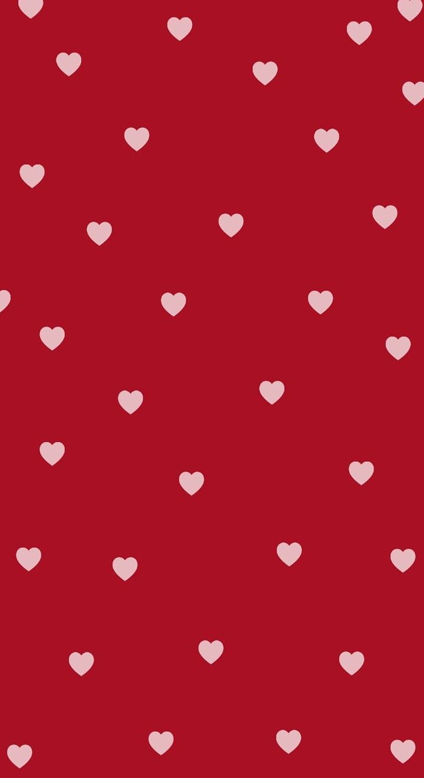 Heart ideas, red heart aesthetic HD phone wallpaper