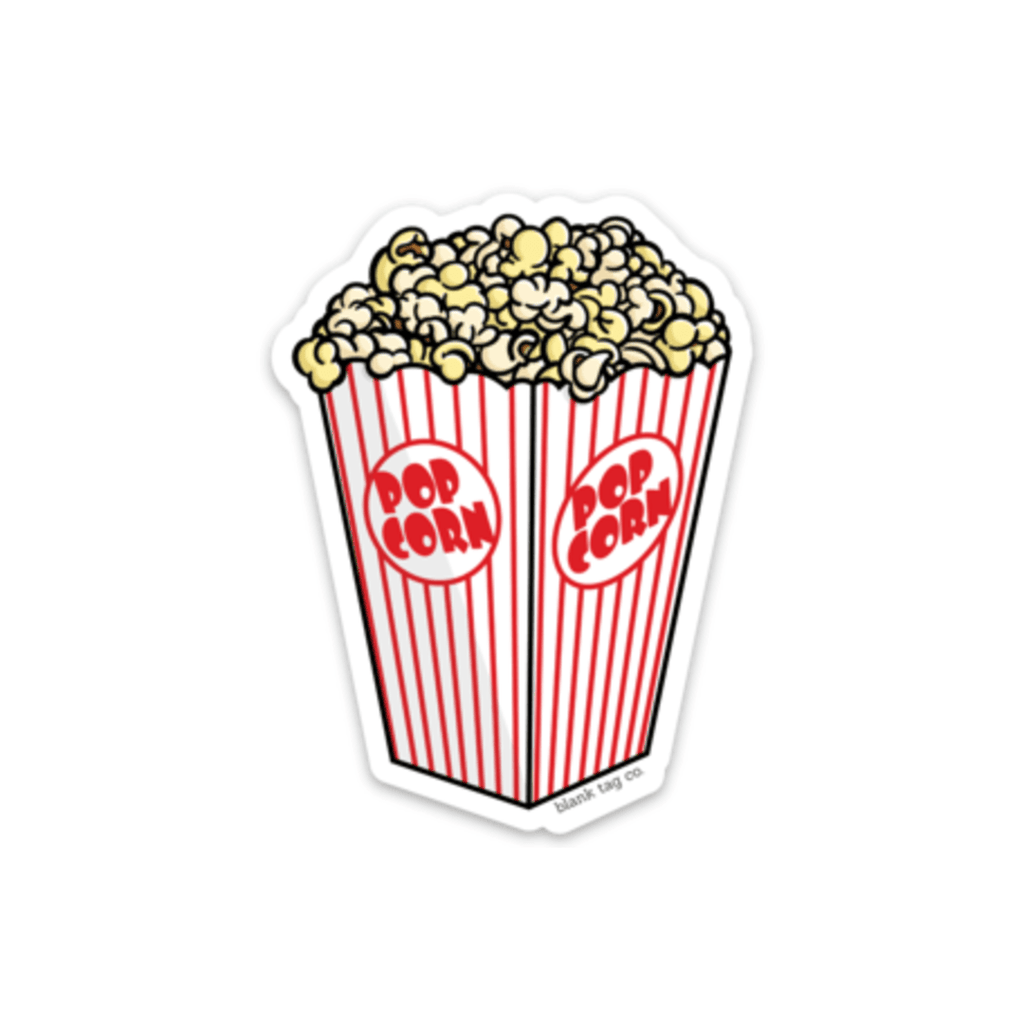 Popcorn sticker - Popcorn, sticker