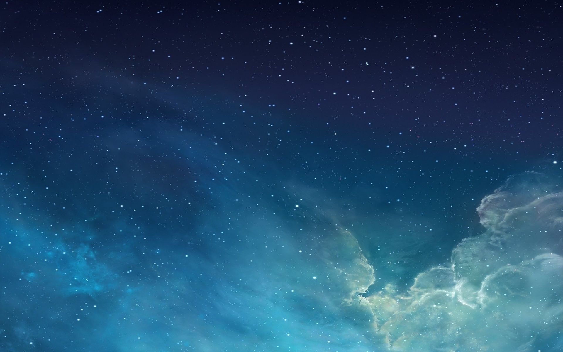 A blue and white background with stars - IMac