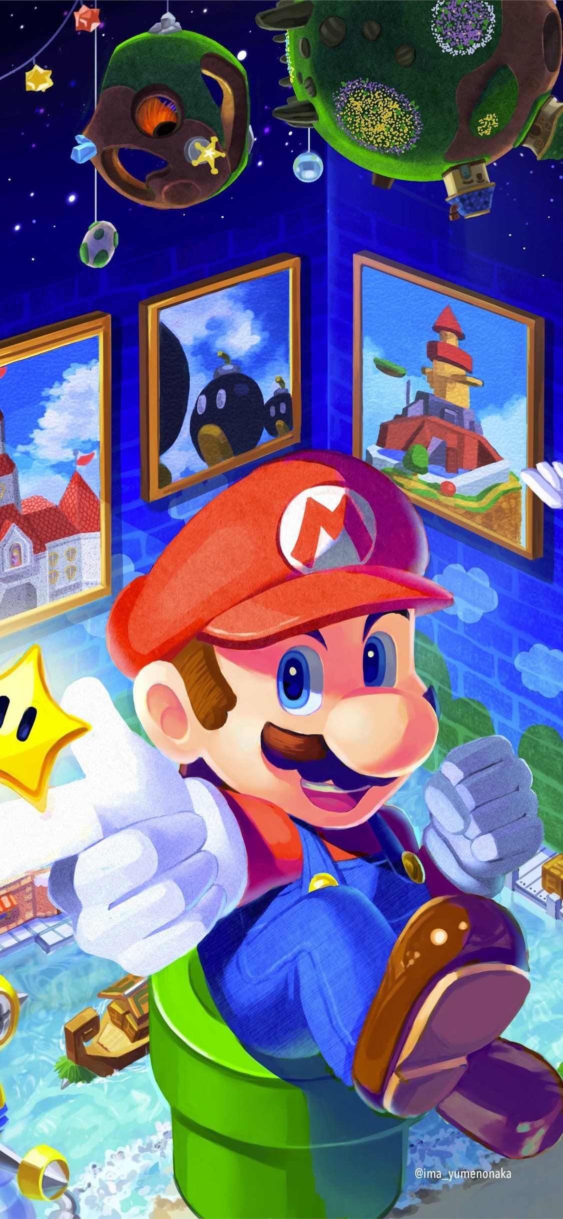 The nintendo character mario is sitting on a toilet - 