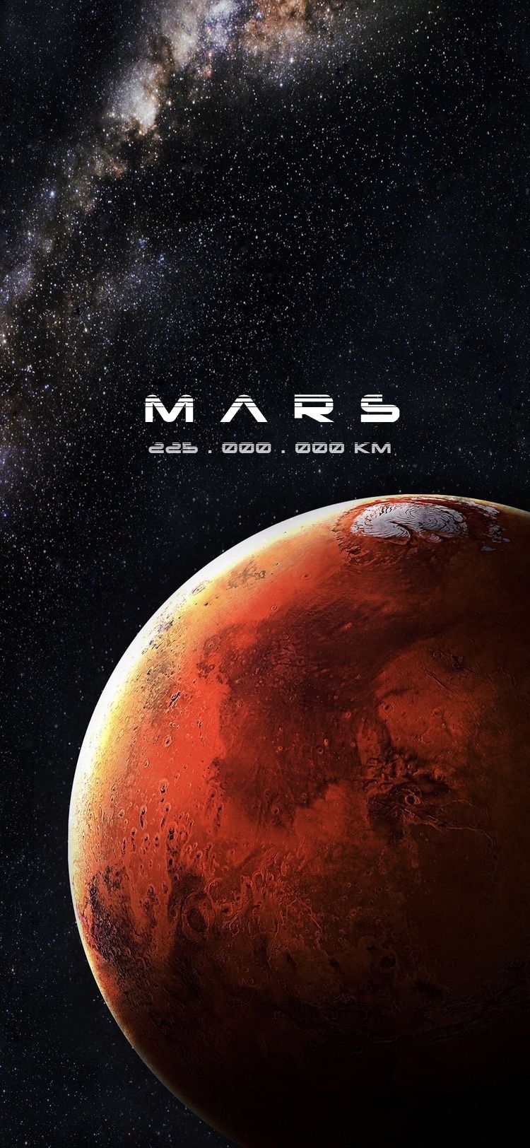 IPhone wallpaper of the planet Mars - Mars