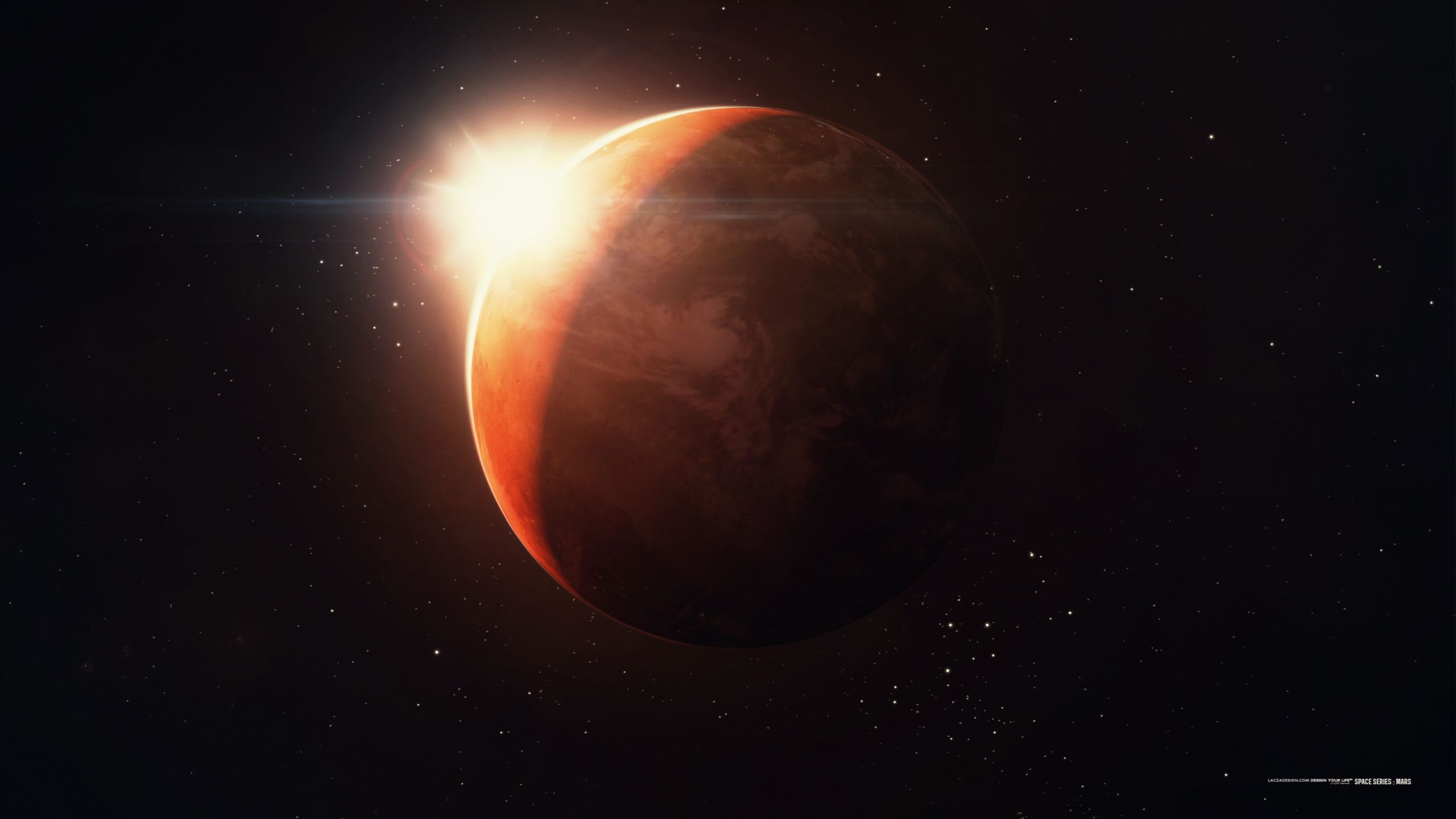 Planet Mars in the space wallpaper 1920x1080 - Mars