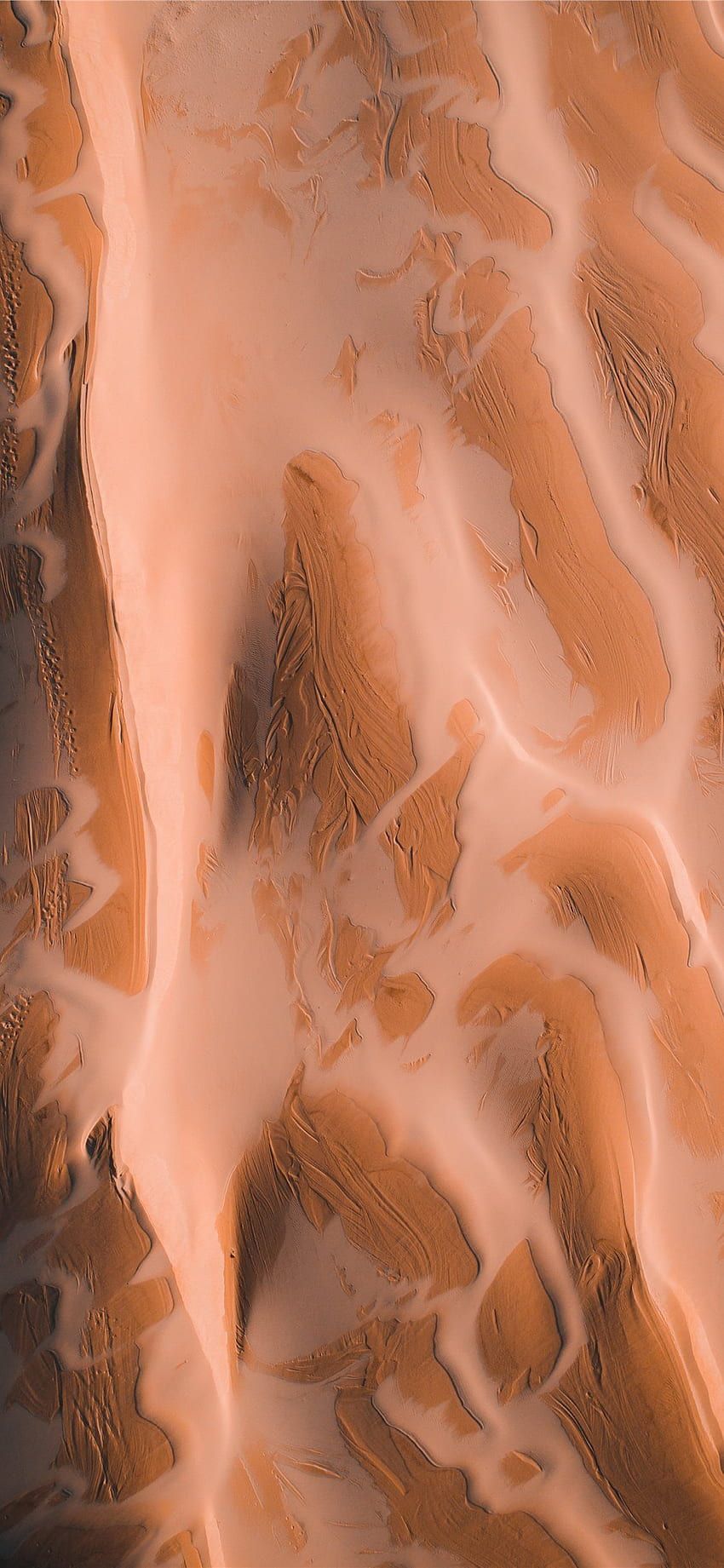 An abstract image of a desert with sand dunes and valleys. - Mars
