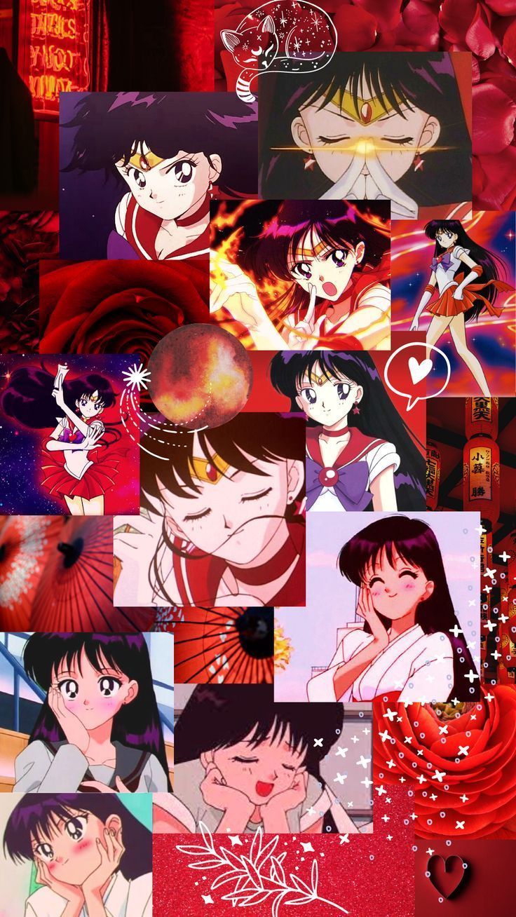 Sailor mars aesthetic wallpaper. Sailor moon aesthetic, Sailor moon wallpaper, Sailor mars