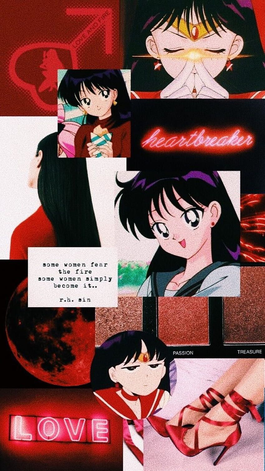 Welcome, Sailor Mars HD phone wallpaper