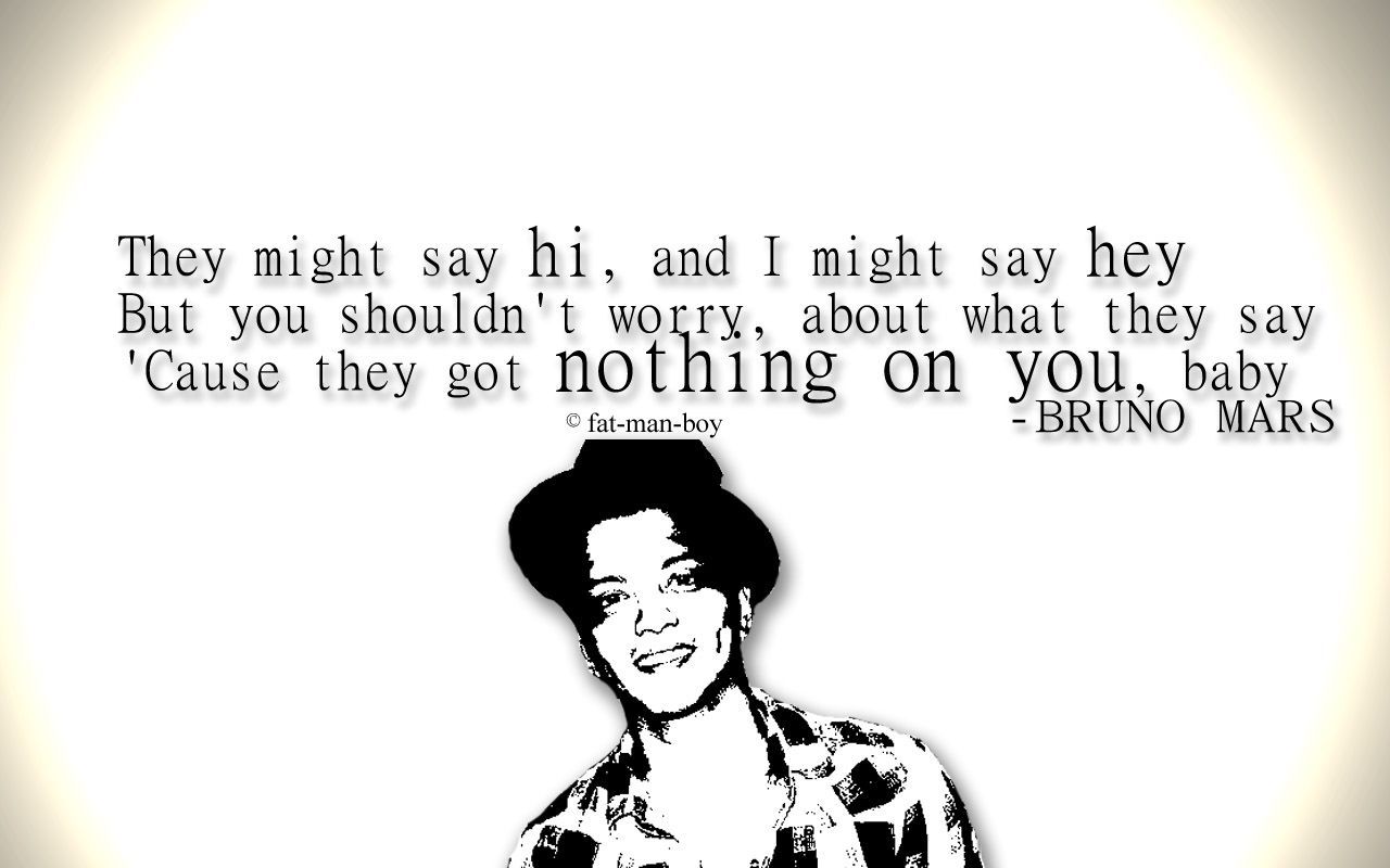 Bruno Mars Quotes Wallpaper Free Bruno Mars Quotes Background