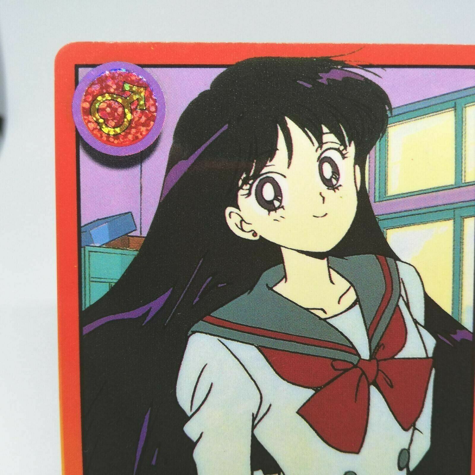 A card with anime character on it - Sailor Mars