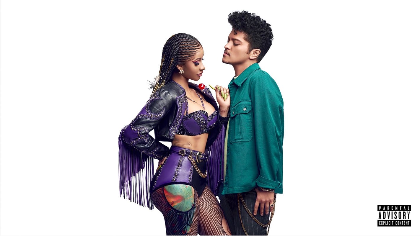 Cardi B And Bruno Mars Please Me Wallpaper