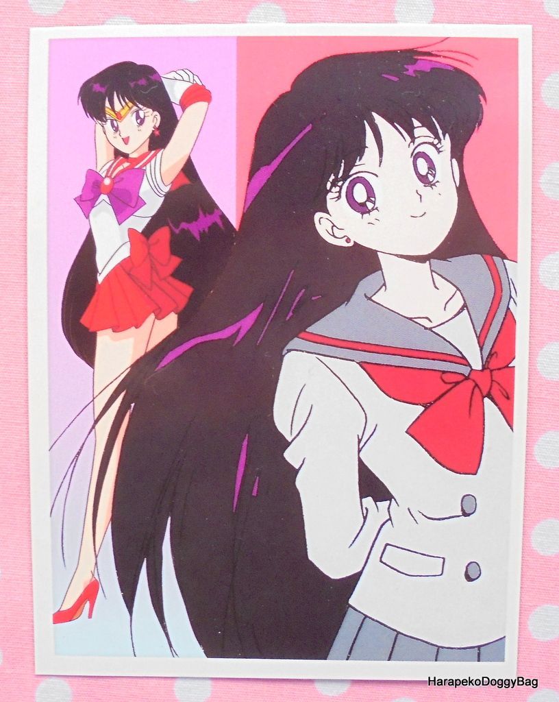 Japanese Anime, Shojo, Shoujo, Sailor Moon R, Sailormoon R, Amada Trading Card, Bromide, Regular Card, Part Rei Hino