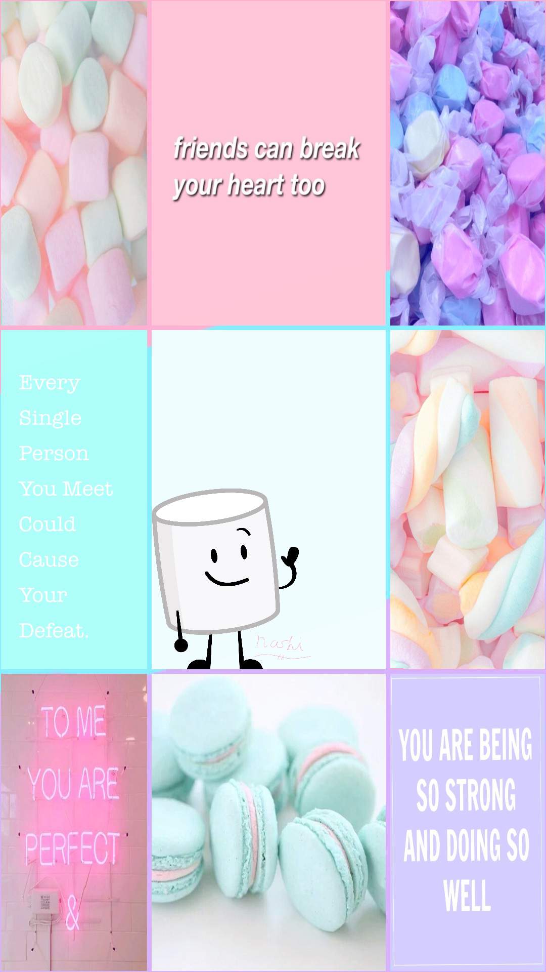 Marshmallow Aesthetic. Object Shows Amino