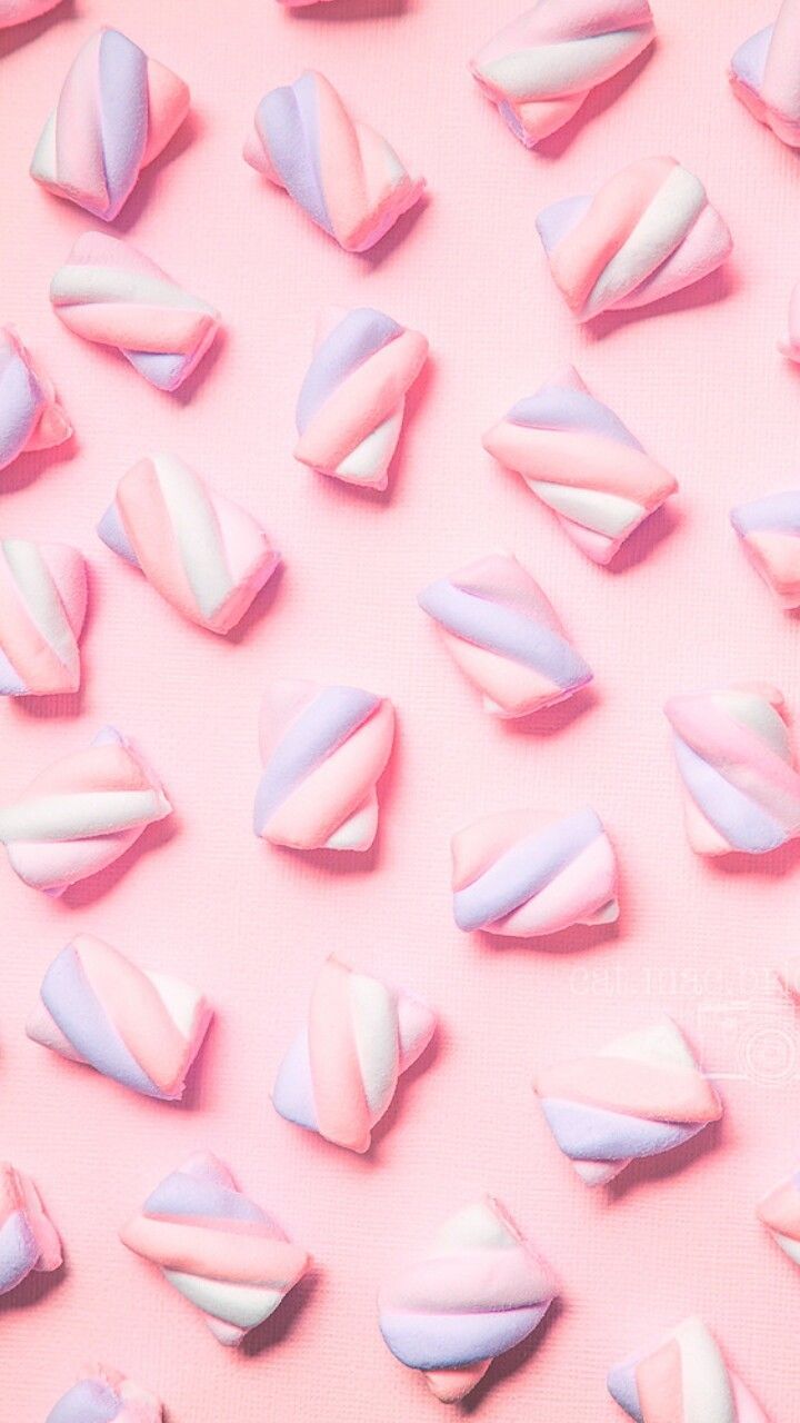 art, background, beautiful, beauty, color, colorful, delicious, design, dessert, fashion, fashionable, food,. Cute food wallpaper, Cute marshmallows, Marshmallow
