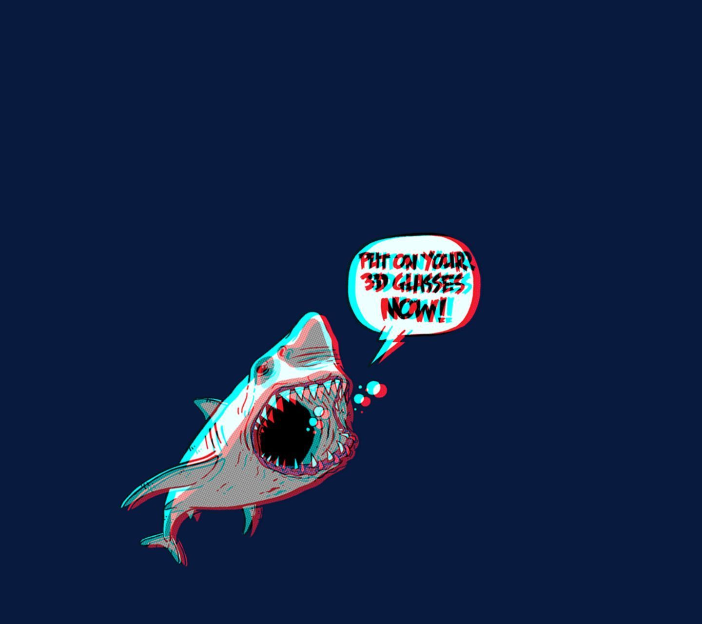 A shark saying 