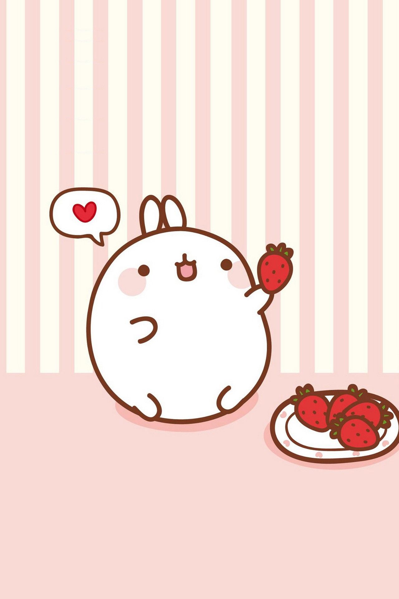 Molang â˜† Find more super cute Kawaii wallpaper for your #iPhone + #Android @