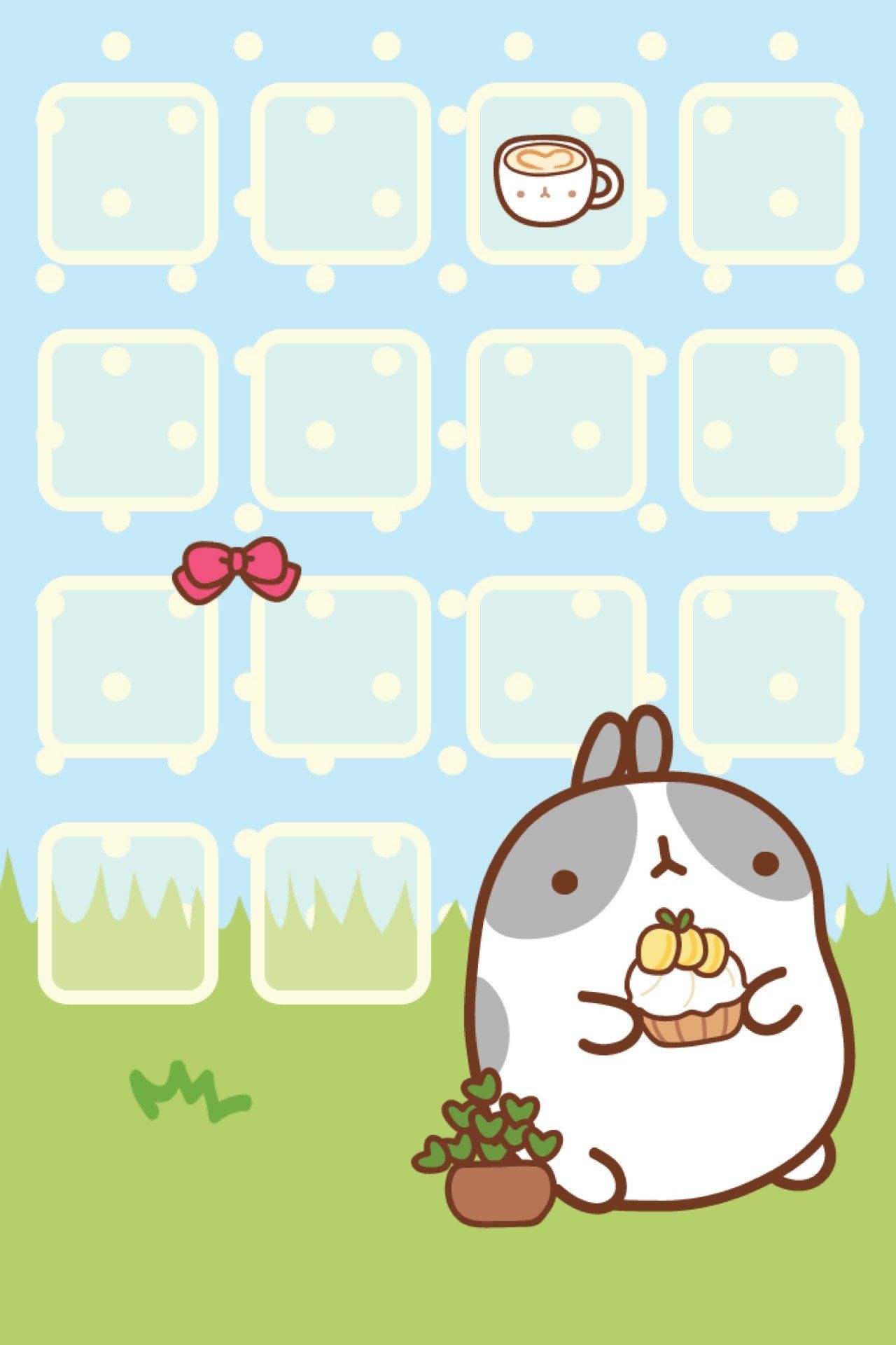 A cute little bunny sitting in the grass - Molang