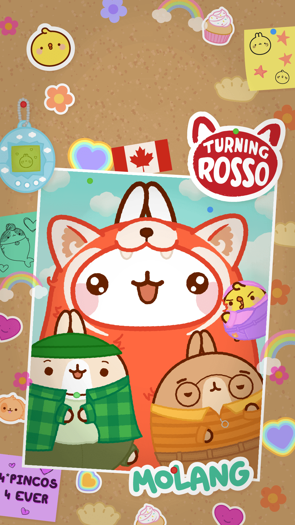 Molang and Piu Piu are turning Rosso into a Canadian citizen! - Molang