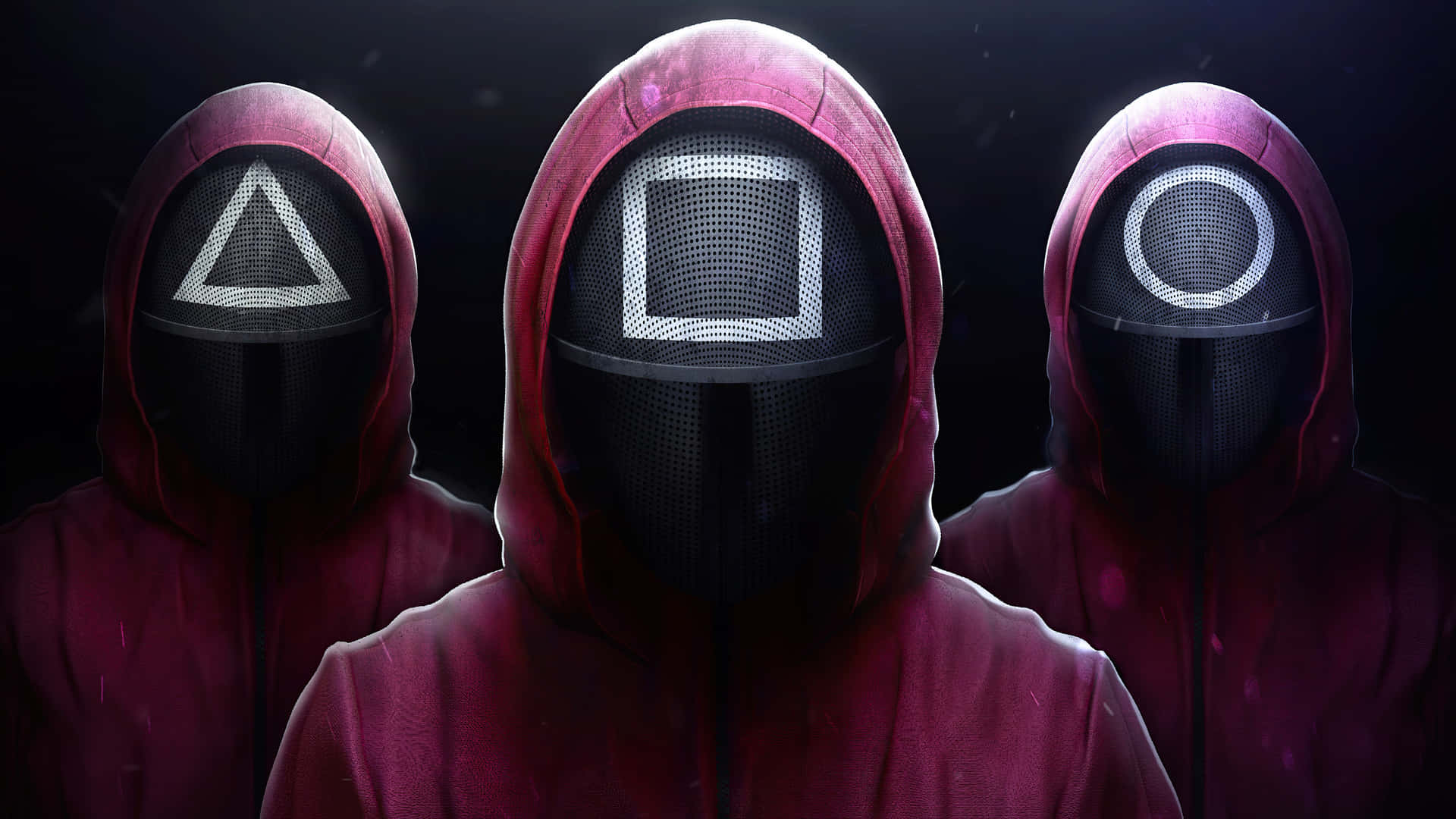 Red Hoodie, Daft Punk, 4K, Music, 2018, Triangle, Helmet, O2, Square, R3hab, 5K, 2019, Artwork, Wallpaper, High Definition, The Red, The Helmet, The O2, The Square, The R3hab - Squid Game