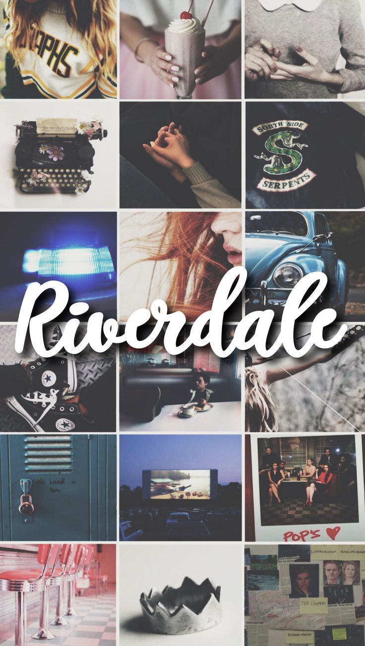 A collage of pictures with the word riverdale - Riverdale, Netflix