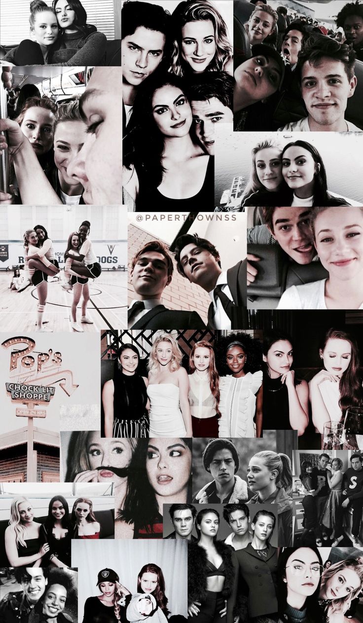 A collage of Riverdale characters. - Riverdale