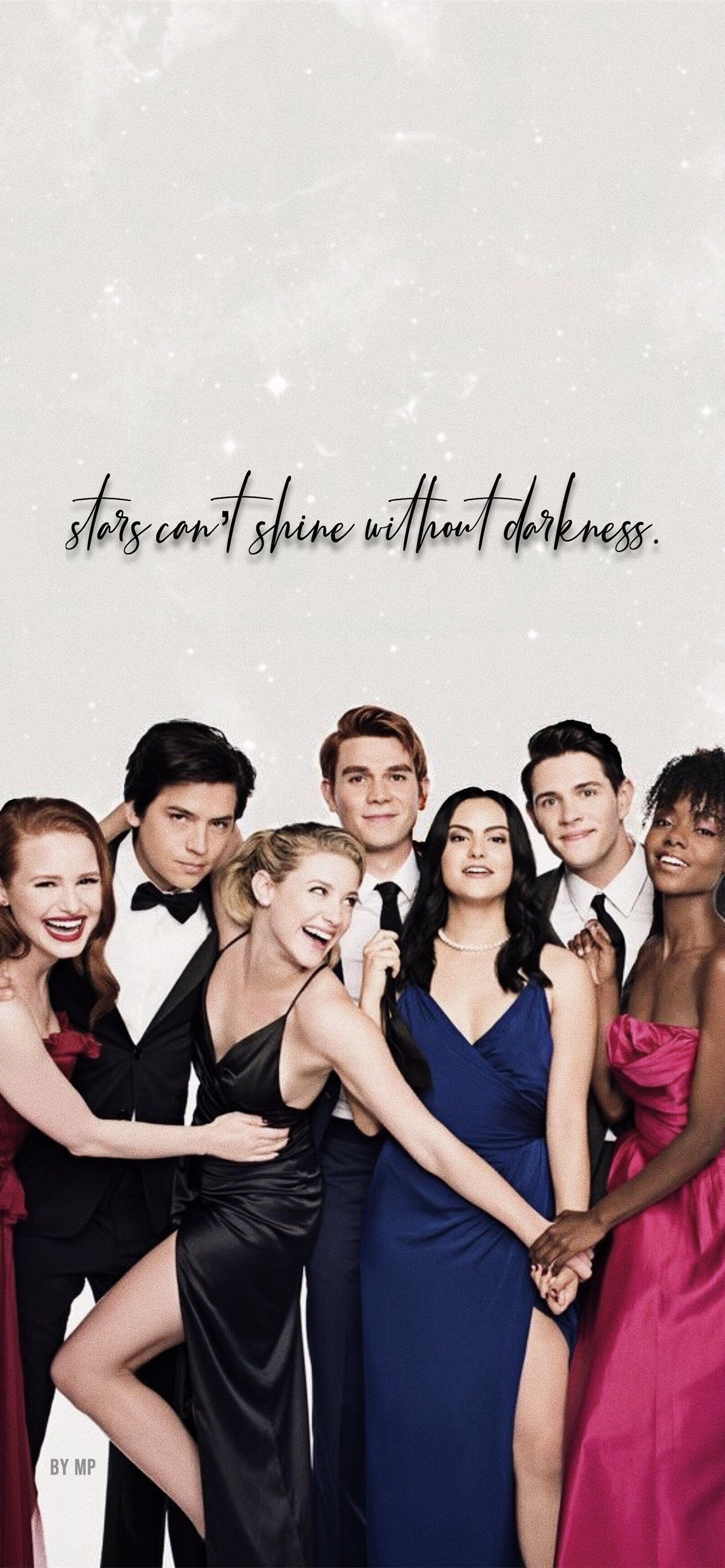 A poster with the cast of glee - Riverdale