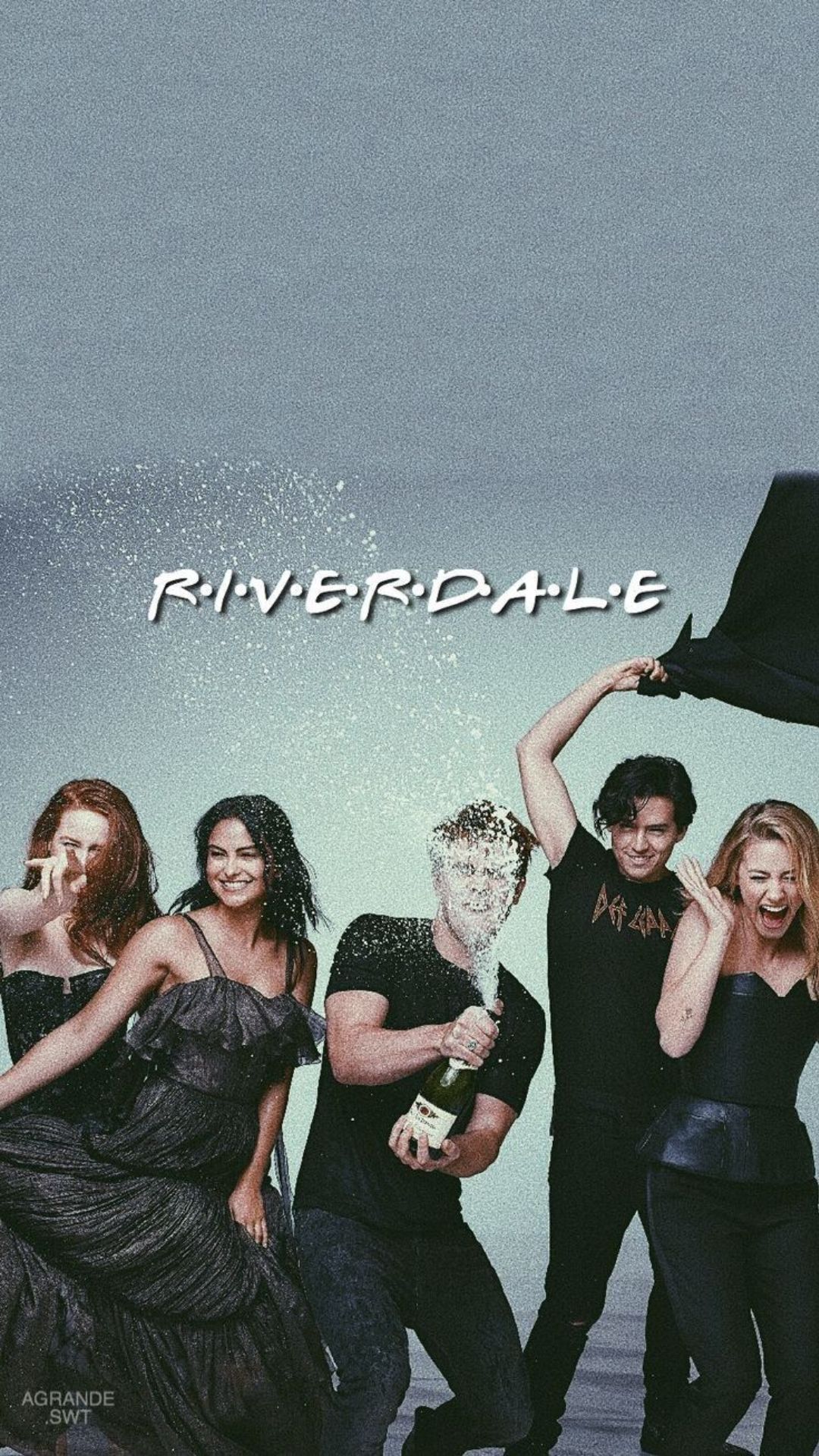 A group of people standing together in front - Riverdale