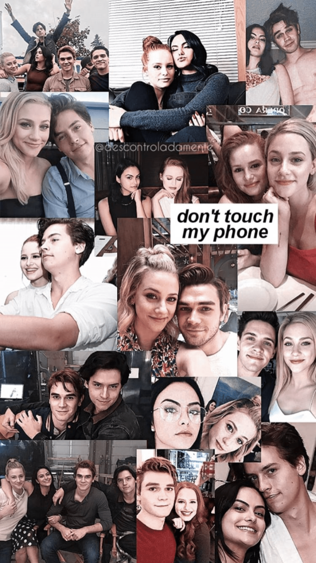 A collage of Riverdale characters including Jughead, Betty, and Veronica. - Riverdale