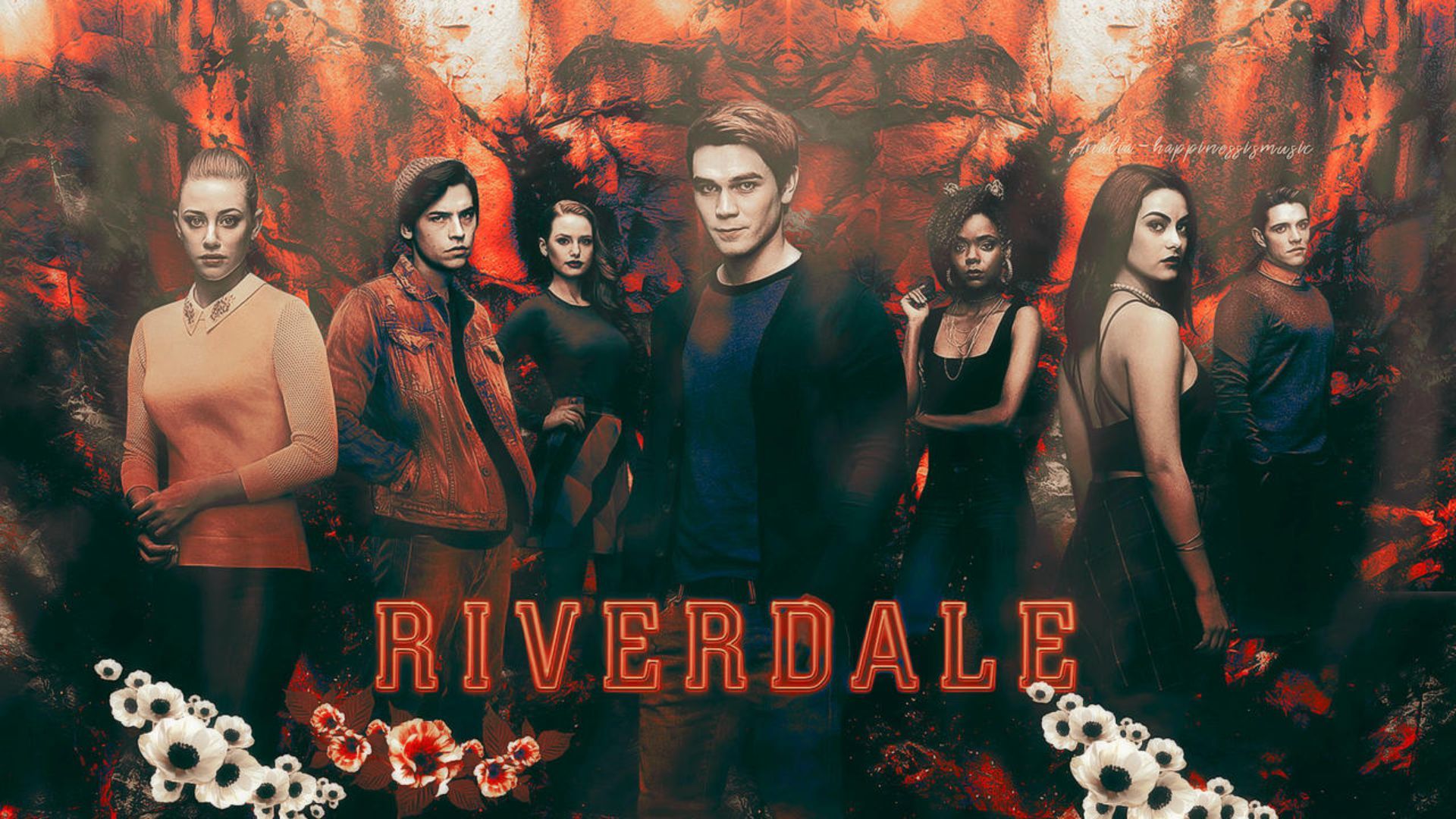 The cast of riverdale in a poster - Riverdale