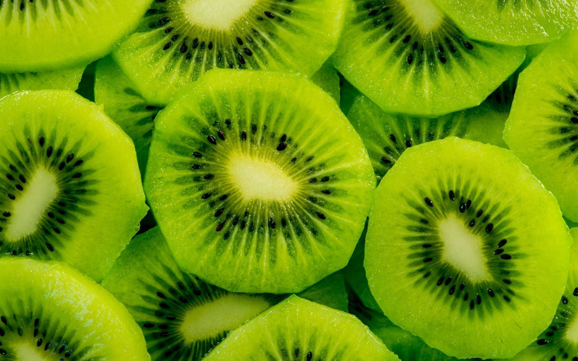 Download Kiwi Fruit Black Seeds Wallpaper