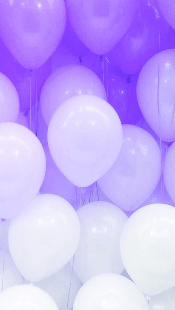Purple Balloons Wallpaper