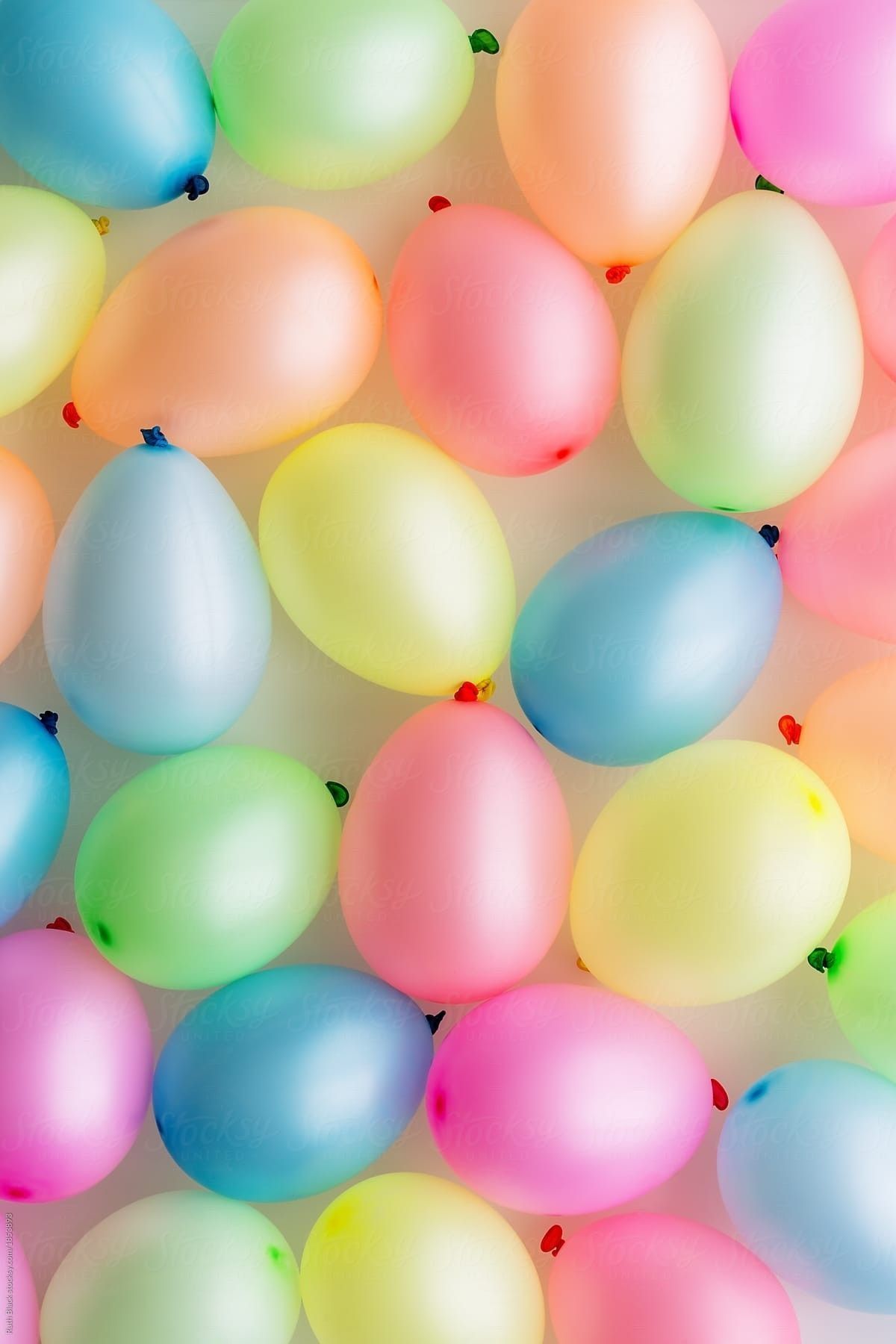 A close up of many colorful balloons - Balloons