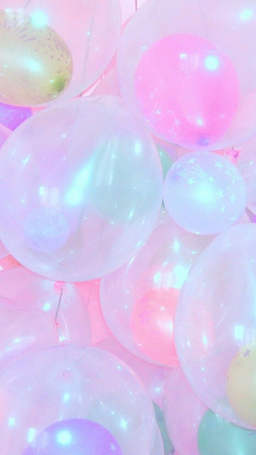 Art, background, balloons, beautiful, beauty, blue, color, Pastel Girly HD phone wallpaper