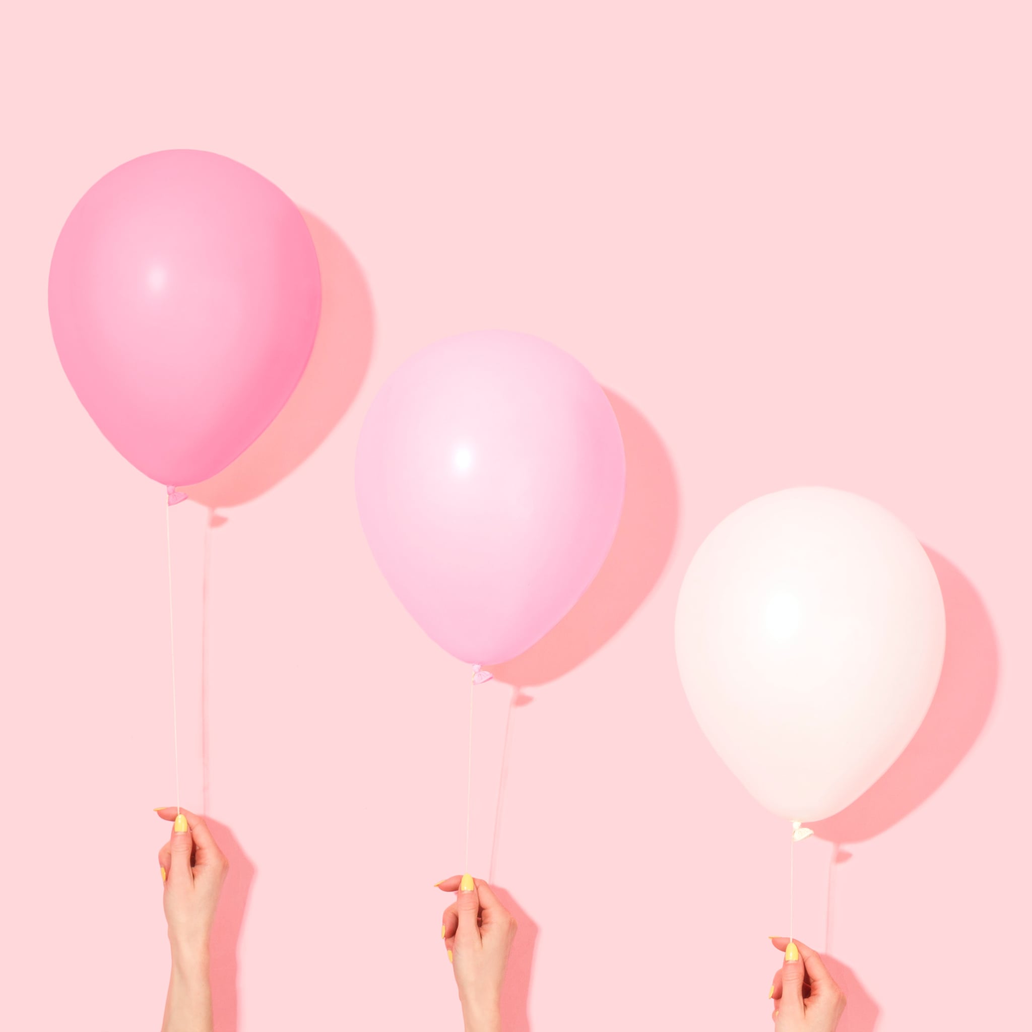 Valentine's Day Wallpaper: Pink And White Balloons. The Dreamiest IPhone Wallpaper For Valentine's Day That Fit Any Aesthetic
