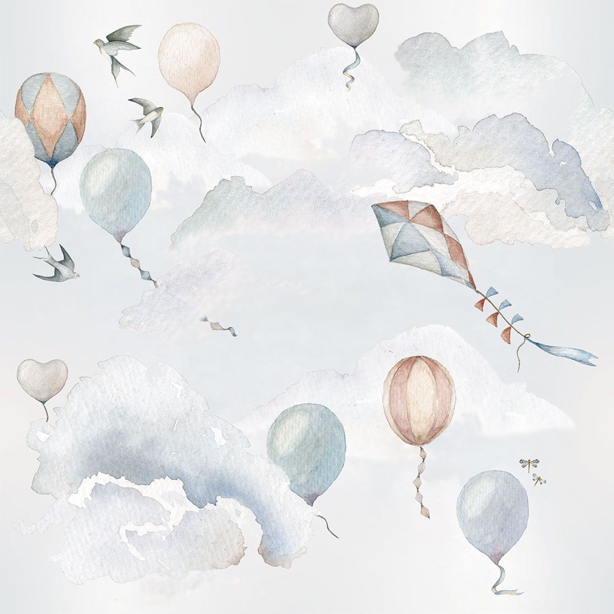 Balloons Fairytale Wallpaper.com Wallstickers And Wallpaper Online Store