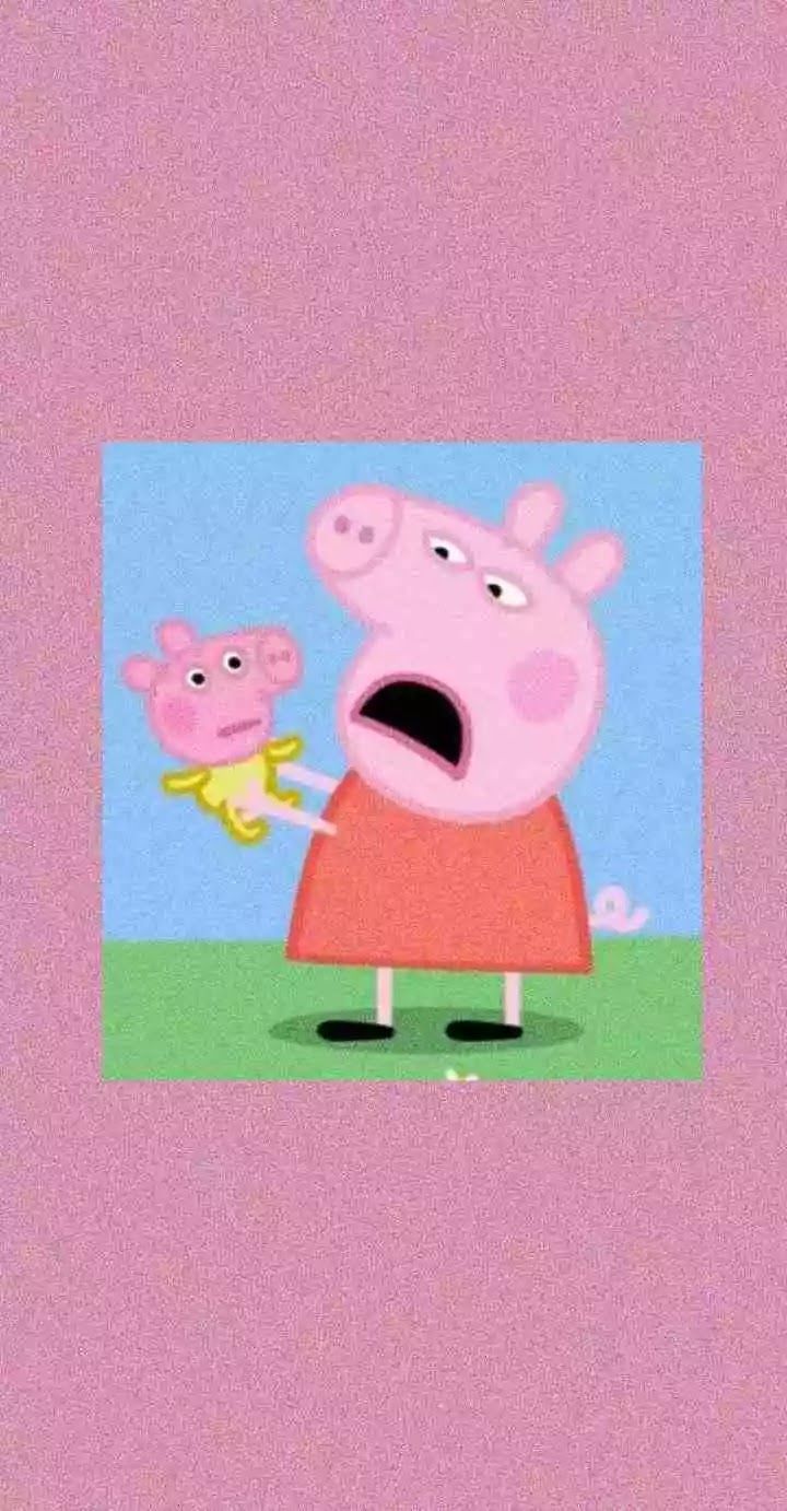 Peppa Pig Wallpaper Aesthetic. Peppa pig wallpaper, Peppa pig funny, Pig wallpaper