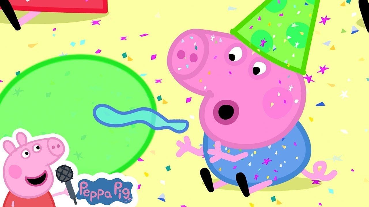 Pepa the party animal wallpaper - George Pig