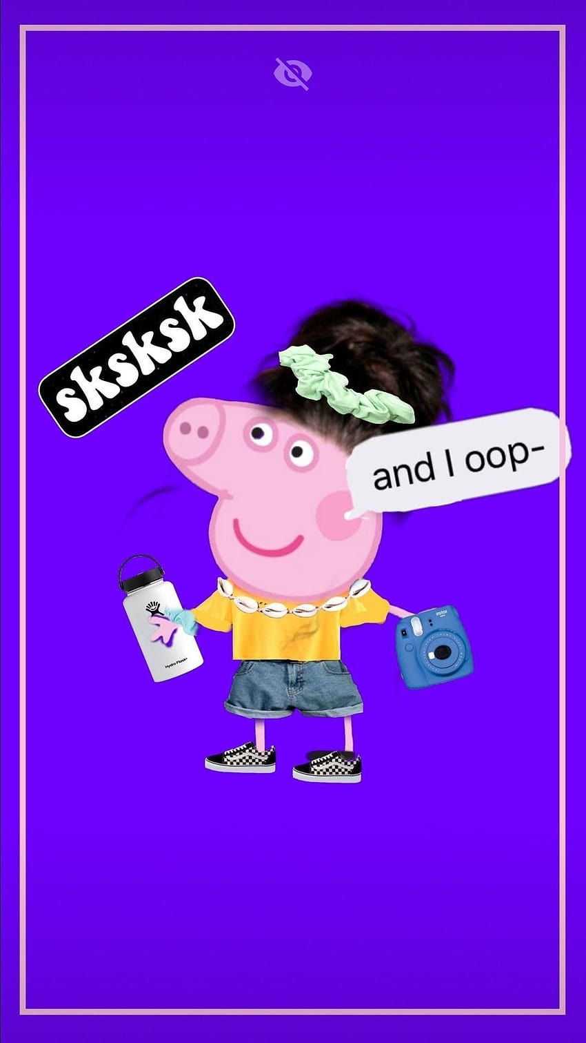 Peppa pig as a sk8er grrl - Peppa Pig