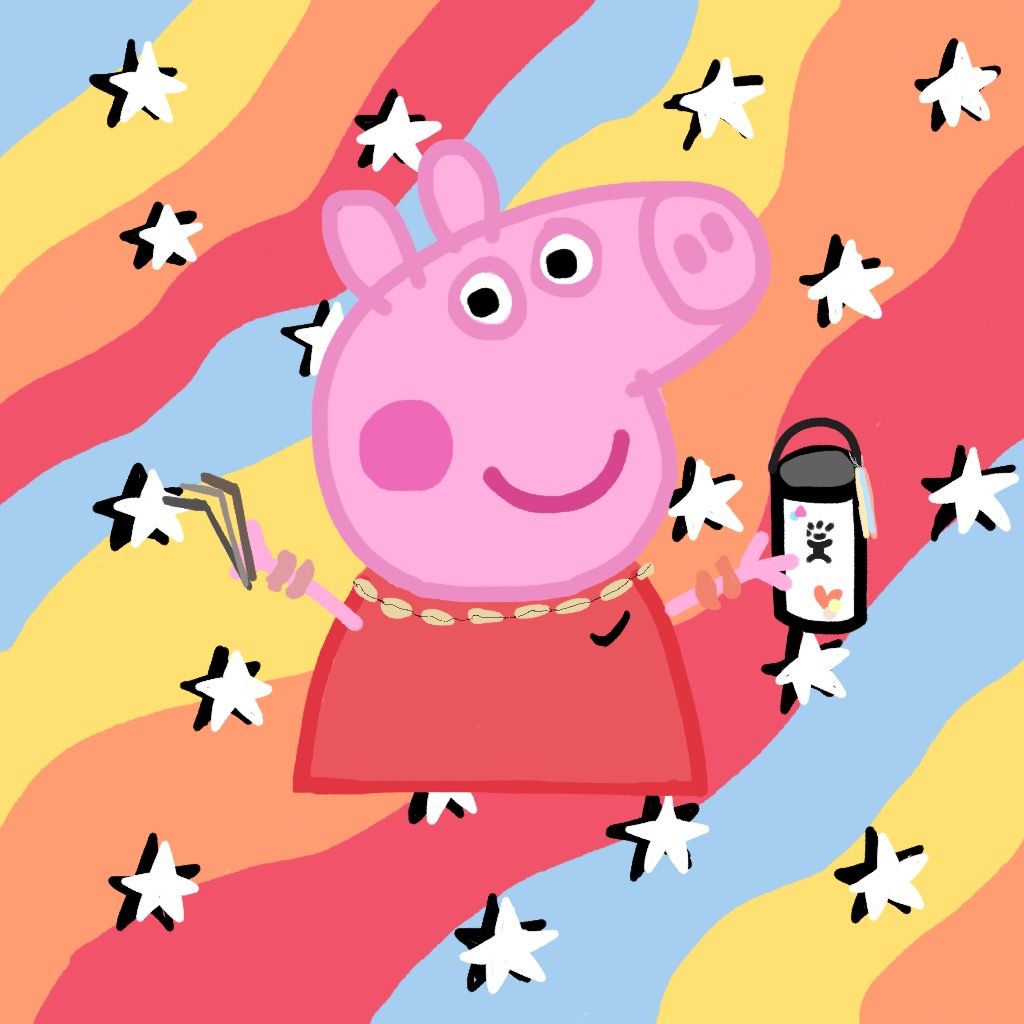 Vsco Peppa pig. Peppa pig wallpaper, Peppa pig memes, Pig wallpaper