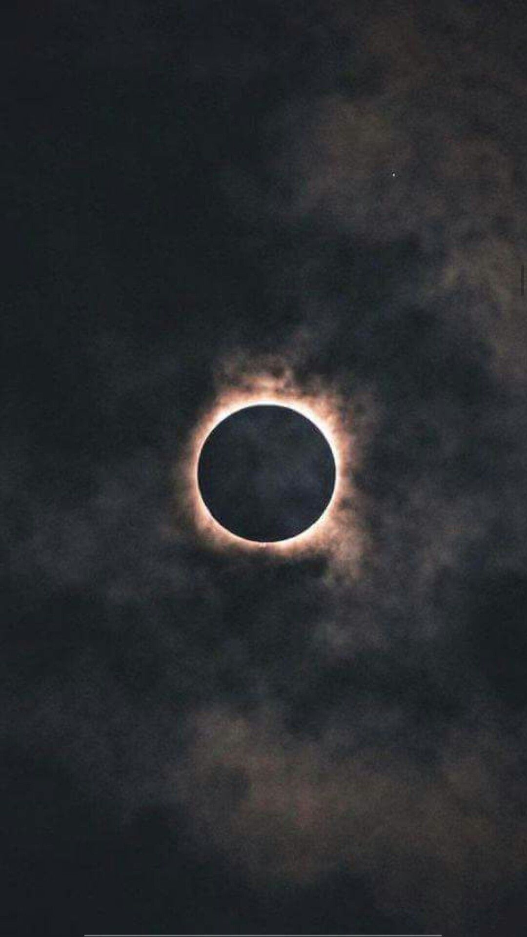 A solar eclipse is seen in the sky - Eclipse