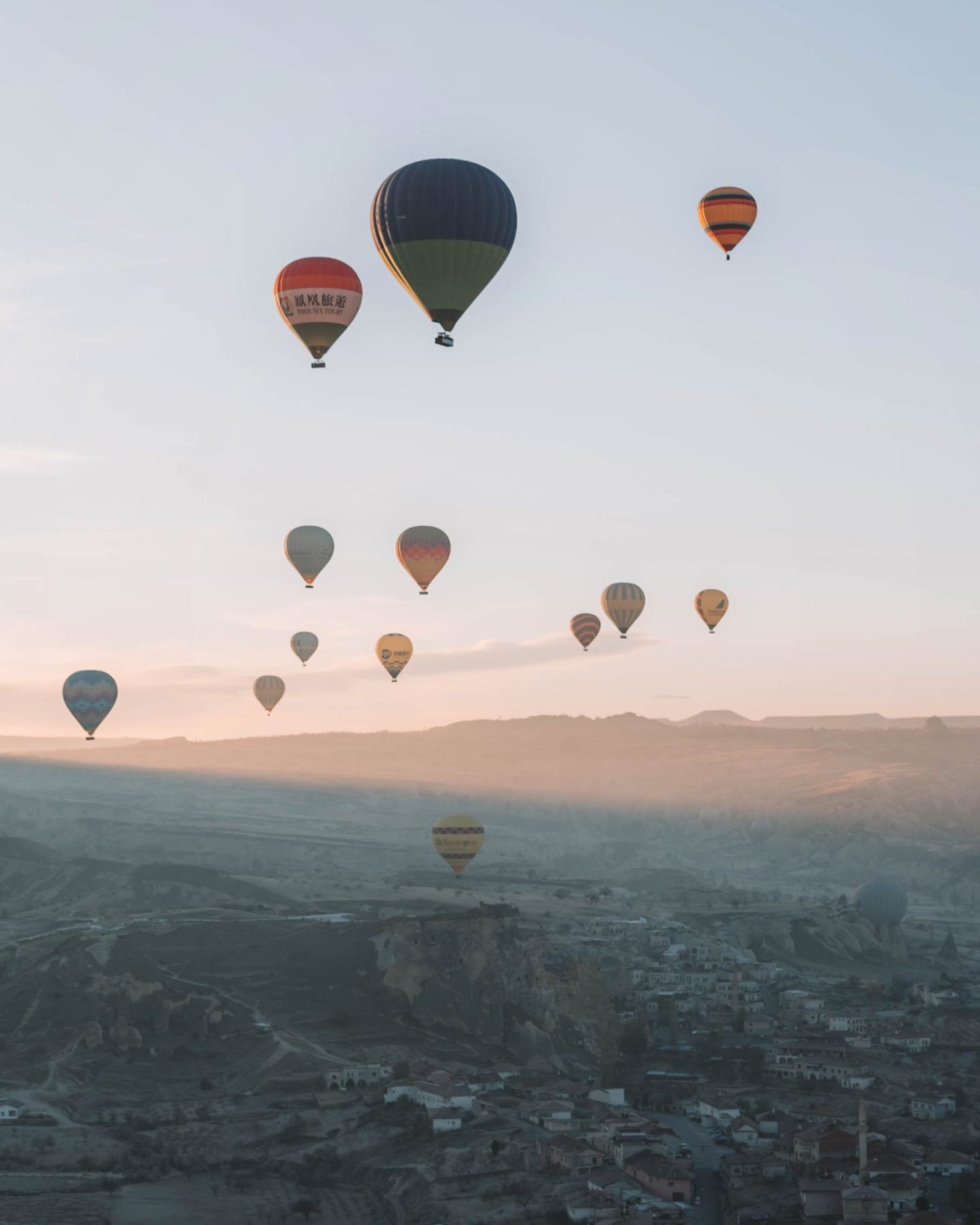 Hot air balloons floating in the sky - Hot air balloons