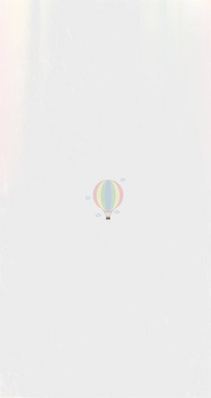 Download Cute Simple Hot Air Balloon Wallpaper
