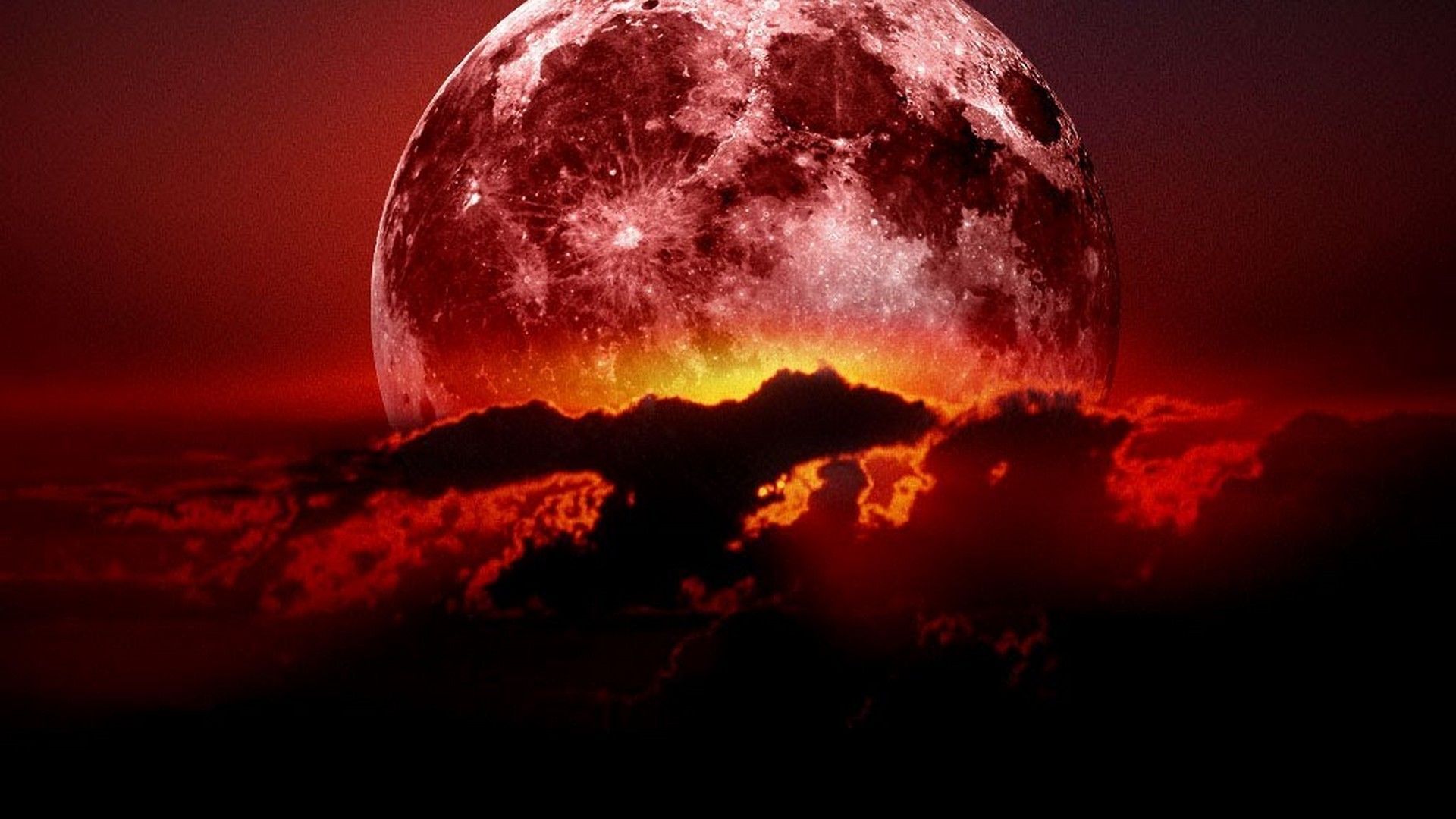 Lunar Eclipse January 2020 Wallpaper