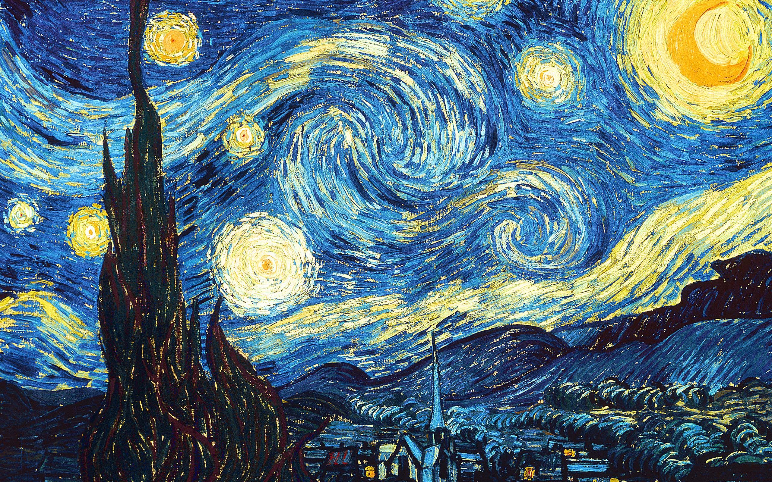 Starry Night Desktop Wallpaper