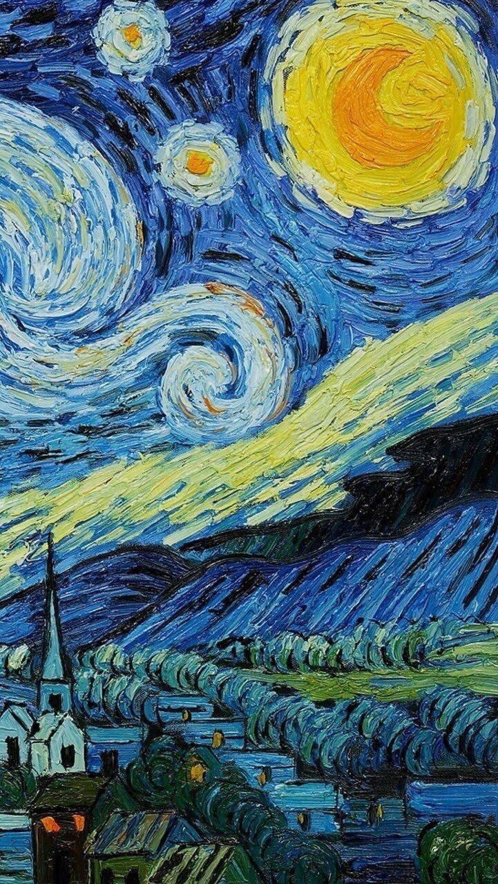 Starry Night Van Gogh Wallpaper